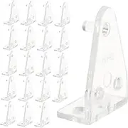 Luxshiny 20Pcs Louver Fixing Hooks for Roller Curtains Blinds Easy Installation Plastic Wall Hooks for Home Decor Convenient Compact Curtain Accessories