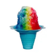 Shaved Ice Cups Snow shave kone cup 1000 Pack in 4 x MIXED COLOURS 450mls
