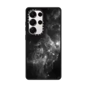 Galaxy S25 Ultra Impact Magnetic Case Black Space Marble