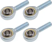 EMSea 4X SA6 T/K Rose Joint Male Rod End Bearings Right Hand M6x1.0mm Bearing Steel for Hydraulic Cylinder Forging Machine Car Shock Absorber