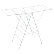 Boxsweden Foldable 126cm 20 Rails Clothes Airer/Hanger/Drying Rack Laundry