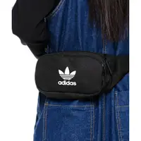 在飛比找蝦皮購物優惠-Adidas愛迪達黑色小腰包 隨身小包 愛迪達黑色斜背包包 