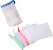 Beavorty Net Soap Pouch Exfoliating Scrub Handmade Soap Face Exfoliator Random Color