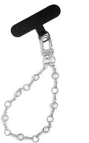 [Maya J] Pearl Link Wristlet Chain, White
