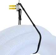 YYST Swimming Pool Vacuum Hose Hanger -Rust Resistant, Pool hose Hanger Hook for Pool Hose - Up to 50 Feet (No hose)-Type B (1)