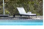 Brand New Boxed Never Opened Coco Republic Malmo Outdoor Sun Lounger-White