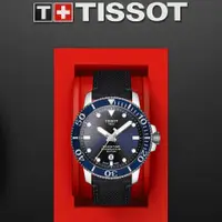 在飛比找PChome24h購物優惠-TISSOT Seastar 海星系列300米潛水機械錶(T