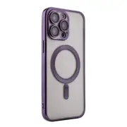 iPhone 14 Pro Max Bumper Case Protective Cover Magnetic Wireless Charging Purple