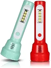 2 Pack Rechargeable Kids Flashlight,Portable Flashlight with COB LED,Lightweight and Bright Flashlights for Kids EDC Flashlight for Toddler School Children's Products Kids Camping(Middle)