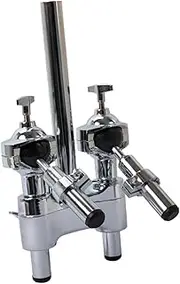 Generic Double Tom Holder Stand Drum Tom Mount Bracket Drum Set Parts Accessory