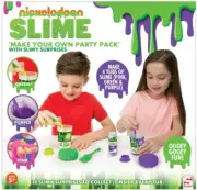 Nickelodeon SLIME, MAKE YOUR OWN PARTY PACK Hours of SLIMY FUN w/ Family Friends