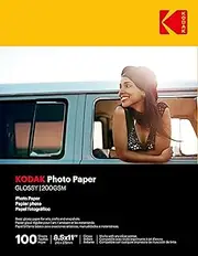 Kodak Photo Paper, 8.0 mil 200GSM, Glossy, 8-1/2 x 11, 100 Sheets/Pack