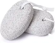 Natural Pumice Stone for Feet 2 PCS, Phogary Lava Pedicure Tools Hard Skin Callus Remover for Feet and Hands - Natural Foot File Exfoliation to Remove Dead Skin