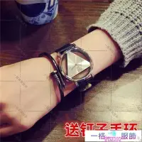 在飛比找Yahoo!奇摩拍賣優惠-「一格」韓版簡約手錶男錶學生ulzzang創意個性時裝飾女錶