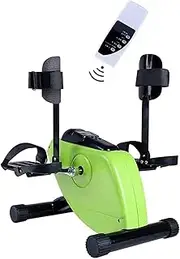 Electric Pedal Exerciser for Leg Arm Knee Recovery Exercise with LCD Monitor and Remote Control Exercise Bike and Pedal Exerciser for Disabled and Elderly (Size : B)