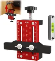 Cabinet Door Installation Positioner Door Hinge Jig Adjustable Aluminum Alloy