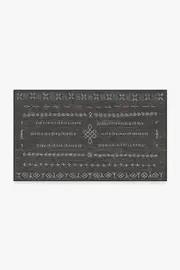 90' x 150' | Machine Washable Runner Rug | Kid & Pet Friendly | Indoor Rug | Astrid Soft Black Flatwoven Rug | Ruggable