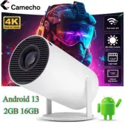 5G 4K Smart Projector - HD LED WiFi Bluetooth Android Home Theater HDMI USB