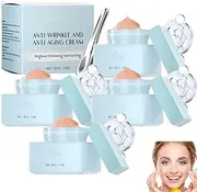 Skin Tightening Cream for Face，anti Wrinkle Instant Lifting Effect，deeply Wrinkle Filler for Face，dark Spots Correcting Glowin，vitamin C + Rosehip Oil，boosts Skin Collagen Plumper Skin (4pcs)