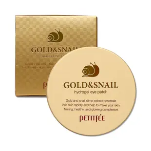 ※ PETITFEE璞帝妃 蝸牛金箔眼膜30對pairs Gold Snail Hydrogel Eye Patch