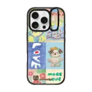 iPhone 16 Pro Impact Ring Stand Case MagSafe Compatible SLOWCOASTER Love SLCO