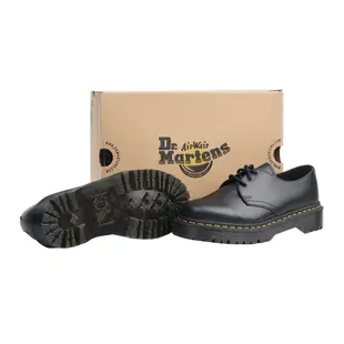 Dr.Martens 馬汀 1460 BEX 3孔綁帶厚底低筒牛津鞋 黑 真皮馬丁休閒皮鞋 紳士鞋 男女21084001