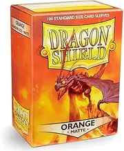 Dragon Shield Sleeves - Matte Orange Card Sleeves