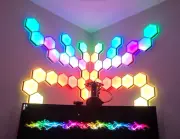 DIY HEXALEAF NANOLEAF KIT 6.5" PANELS - LED's NOT INCLUDED & ASSEMBLY REQUIRED