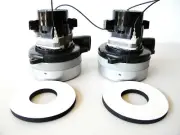 Carpet Cleaning Extractor 2-Stage Vacuum Motors (Set Of 2) W/Gasket
