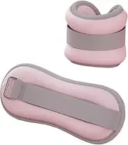 yuksok 2 Pieces Ankle Weights Wrist Weights Portable Leg Weight Straps for Women Men and Kids for Jogging Walking Fitness Exercise