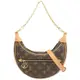 Louis Vuitton LV M81098 LOOP Monogram 老花鍊帶肩/斜背半月包