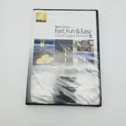 Nikon School Instructional DVD Fun, Fast & Easy II D40, D40X, D60 New Sealed