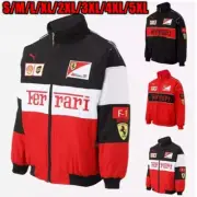 Formula One F-1 Sports Costume Warm Winter Ferrari Motorcycle Jacket Racing Team