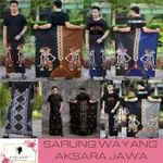 SARUNG WAYANG AKSARA JAWA/SARUNG BATIK