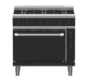 Waldorf Bold RNLB8619GE - 900mm Gas Range Electric Static Oven Low Back Version