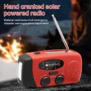 Emergency Dynamo Solar Power Wind Up Hand Crank Radio AM/FM/SW 3 LED Flashlight