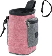 Puppy Training Pouch - Dog Treat Pouch Bag | Portable Dog Training Bag | Portable Pet Snack Bag with Clip | Hands-Free Treat Holder for Puppy Walking, Hiking & Outdoor Trraining