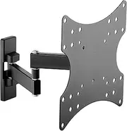 Goobay Fullmotion S2 Dual-Arm Basic Wall Mount for TV Size 23-42, Black
