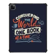 iPad Pro 12.9-inch (5th/6th gen) iPad Impact Case Conquering The World One Book At a Time