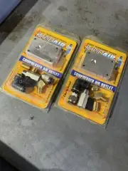 RapidAir # 90100 Compressed Air Outlet Kit Distribution Drop Rapid Air New. 2 Pc