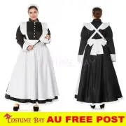 Ladies Lolita Colonial Oktoberfest Victorian Maid Old Time Fancy Plus Size Dress