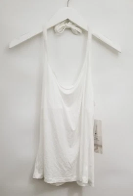 Lululemon Taryn Toomey Heart Opener Halter Top NWT Sz 10 White Collaboration