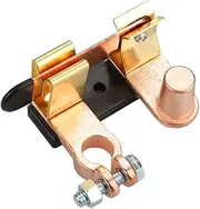 Battery Isolator Switch Disconnect Power Cut Off Kill Switch for Car Vehicle RV Auto, Brass Plated, 12V-24V Battery Master Disconnect Switch
