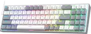 Redragon K628 Pollux 75% Wired RGB Gaming Keyboard, 78 Keys Compact Mechanical Keyboard w/100% Hot-Swap Socket, Free-Mod Plate Mounted PCB & Dedicated Arrow Keys, Quiet Red Switch