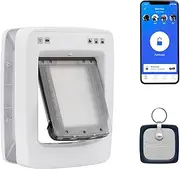 PetSafe SmartDoor Networked Pet Door, App Controlled, Selective Access, Custom Schedules, Size M