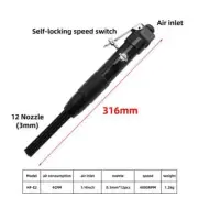 Slag Remove Home Cleaning Tool Deburring Needle Scaler Carbon Steel AirPneumatic