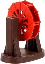 Waterwheel DIY Kit Small Plastic Fountain Accessory Micro Landscape Decor Water Wheel Toy