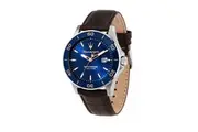 Maserati Competizione Leather Strap Blue Dial Quartz R8851100004 100M Men's Watch