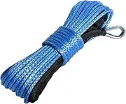 Synthetic Winch Cable Rope – Trail Rack Design: The metal hooks can be used on trucks and boats, and are equipped with a wide range of team