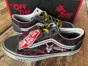 VANS STYLE 36 STRANGER THINGS HELLFIRE CLUB SHOES MENS SIZE 9.5 NEW WITH BOX
